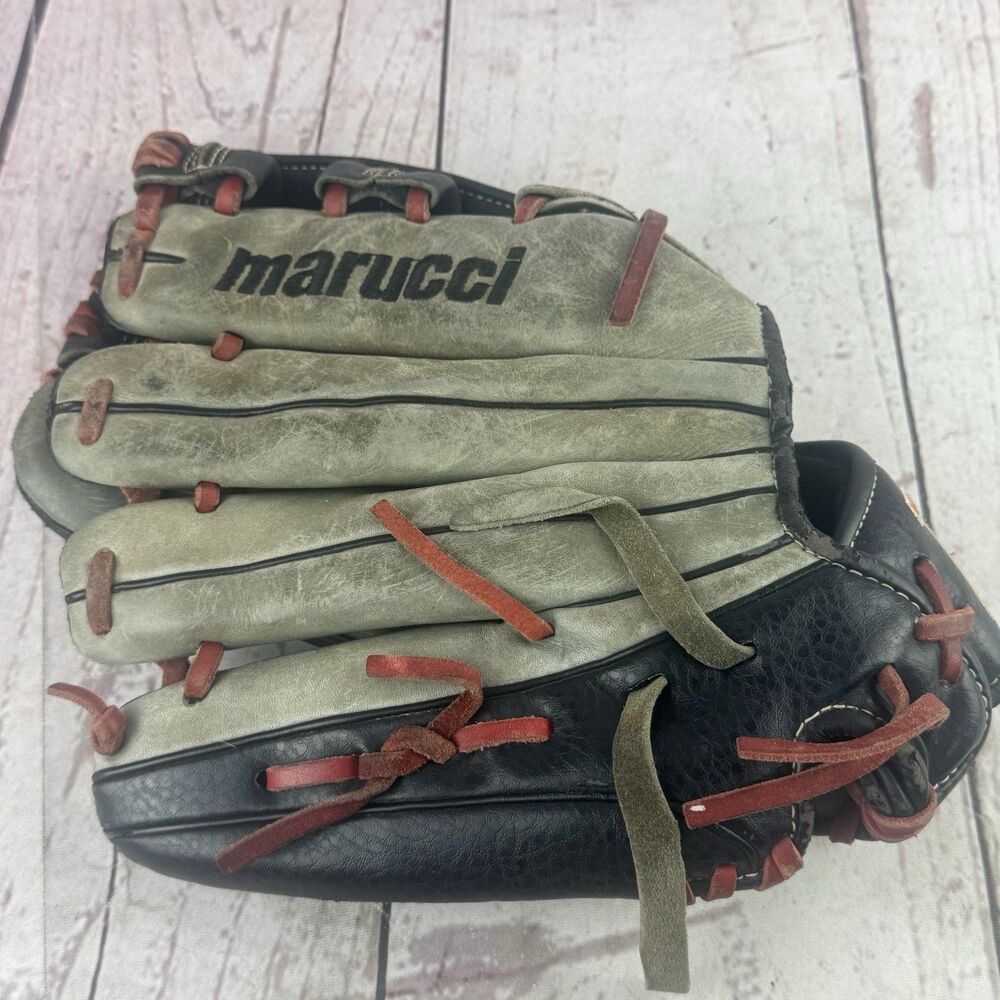 Marucci Caddo S Type CD1200Y 12" Baseball Glove RHT Gray Red Youth